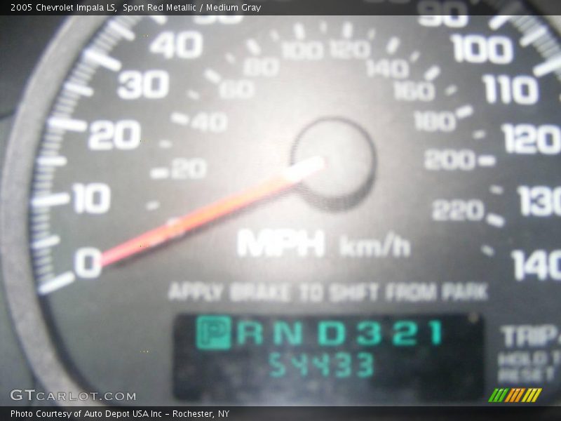 Sport Red Metallic / Medium Gray 2005 Chevrolet Impala LS