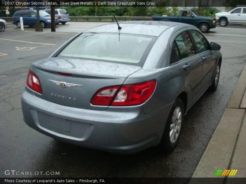 Silver Steel Metallic / Dark Slate Gray/Light Slate Gray 2007 Chrysler Sebring Sedan