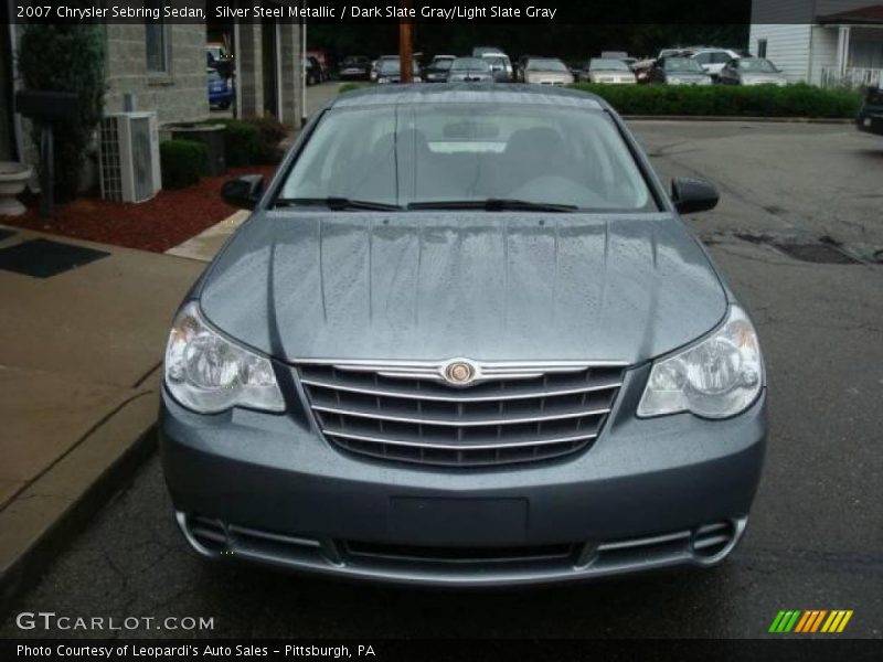 Silver Steel Metallic / Dark Slate Gray/Light Slate Gray 2007 Chrysler Sebring Sedan