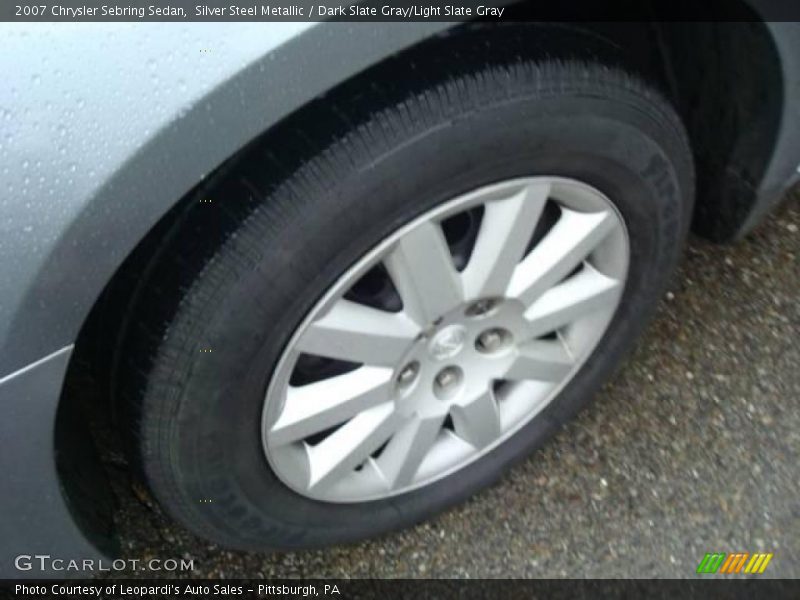 Silver Steel Metallic / Dark Slate Gray/Light Slate Gray 2007 Chrysler Sebring Sedan
