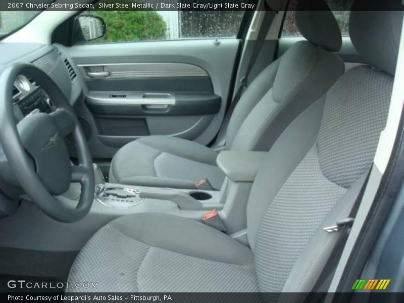 Silver Steel Metallic / Dark Slate Gray/Light Slate Gray 2007 Chrysler Sebring Sedan