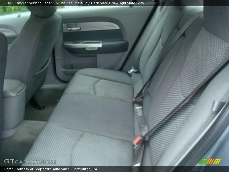 Silver Steel Metallic / Dark Slate Gray/Light Slate Gray 2007 Chrysler Sebring Sedan