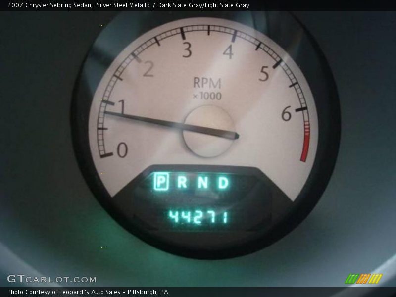 Silver Steel Metallic / Dark Slate Gray/Light Slate Gray 2007 Chrysler Sebring Sedan