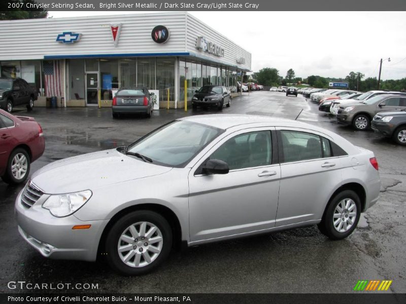 Bright Silver Metallic / Dark Slate Gray/Light Slate Gray 2007 Chrysler Sebring Sedan