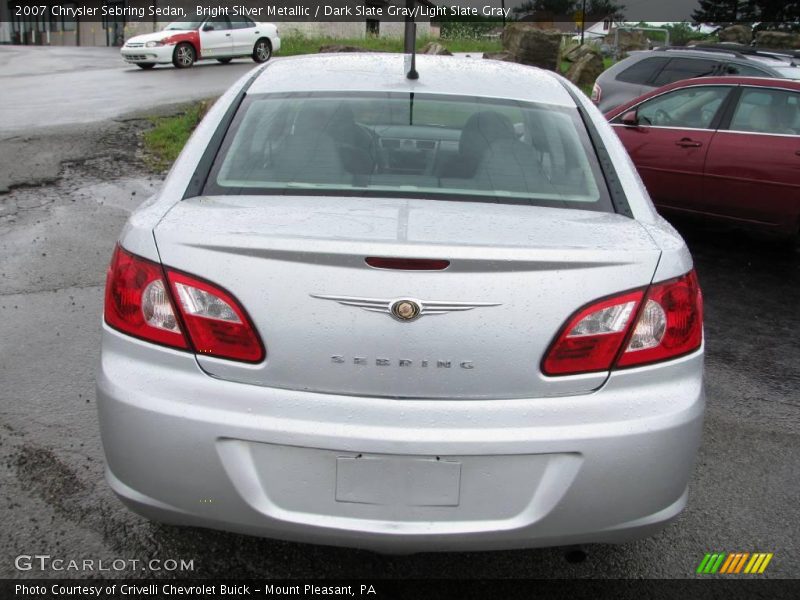 Bright Silver Metallic / Dark Slate Gray/Light Slate Gray 2007 Chrysler Sebring Sedan
