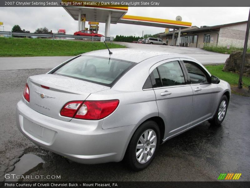 Bright Silver Metallic / Dark Slate Gray/Light Slate Gray 2007 Chrysler Sebring Sedan