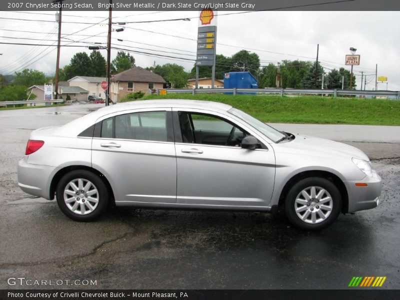 Bright Silver Metallic / Dark Slate Gray/Light Slate Gray 2007 Chrysler Sebring Sedan