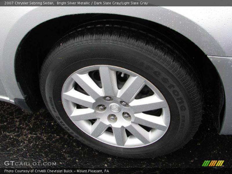 Bright Silver Metallic / Dark Slate Gray/Light Slate Gray 2007 Chrysler Sebring Sedan