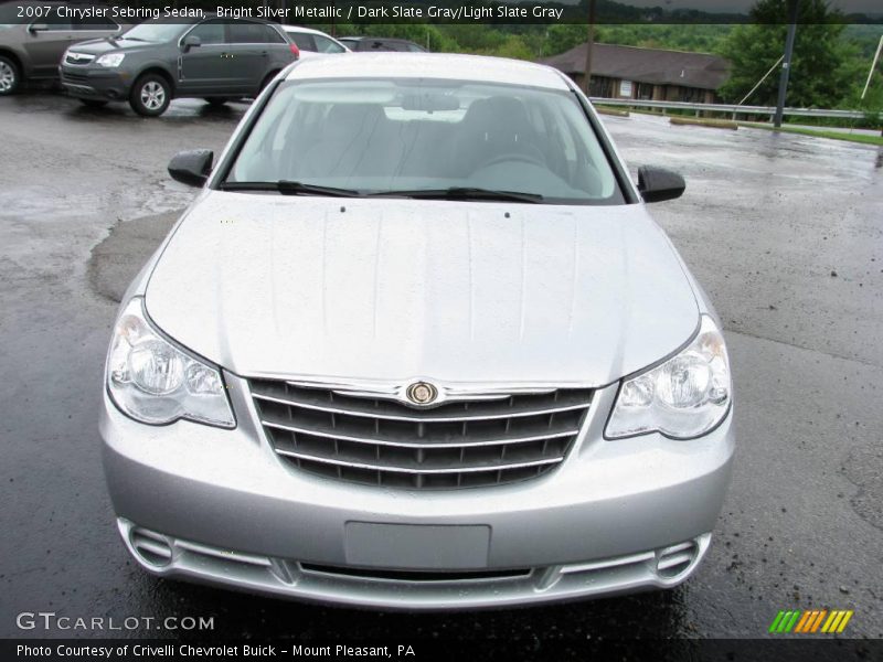 Bright Silver Metallic / Dark Slate Gray/Light Slate Gray 2007 Chrysler Sebring Sedan