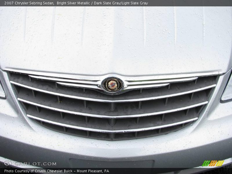 Bright Silver Metallic / Dark Slate Gray/Light Slate Gray 2007 Chrysler Sebring Sedan