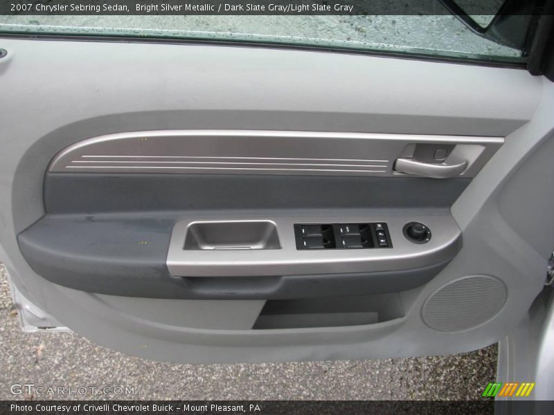 Bright Silver Metallic / Dark Slate Gray/Light Slate Gray 2007 Chrysler Sebring Sedan