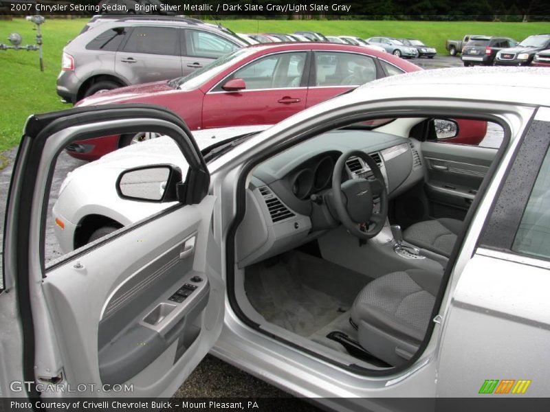 Bright Silver Metallic / Dark Slate Gray/Light Slate Gray 2007 Chrysler Sebring Sedan