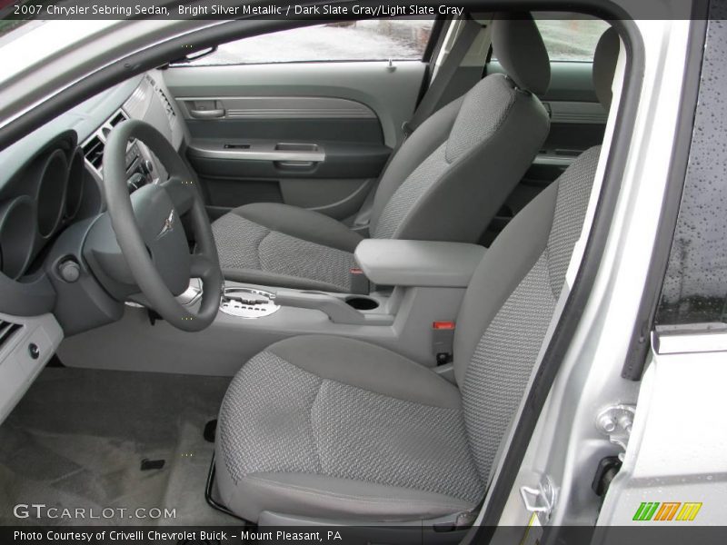 Bright Silver Metallic / Dark Slate Gray/Light Slate Gray 2007 Chrysler Sebring Sedan