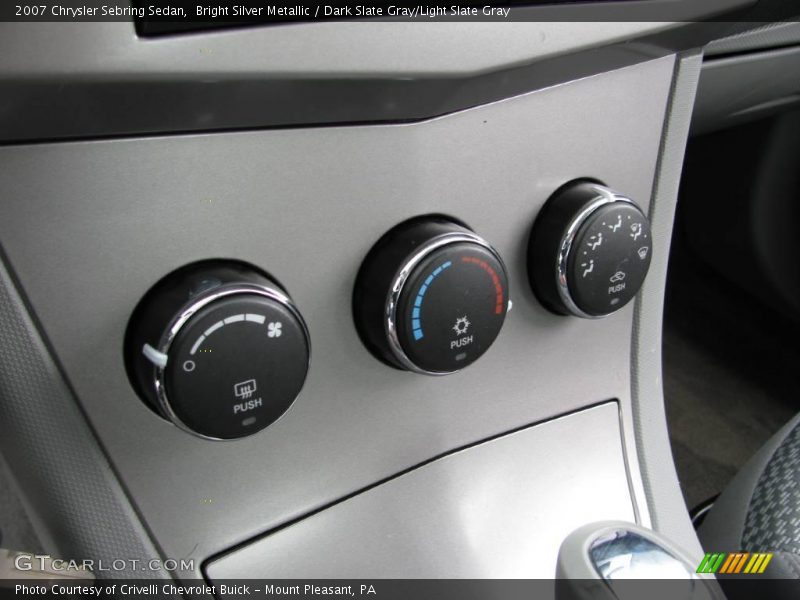 Bright Silver Metallic / Dark Slate Gray/Light Slate Gray 2007 Chrysler Sebring Sedan