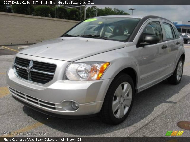 Bright Silver Metallic / Pastel Slate Gray 2007 Dodge Caliber SXT