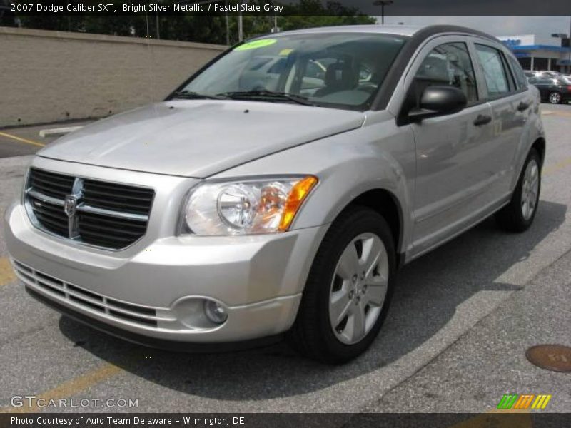 Bright Silver Metallic / Pastel Slate Gray 2007 Dodge Caliber SXT