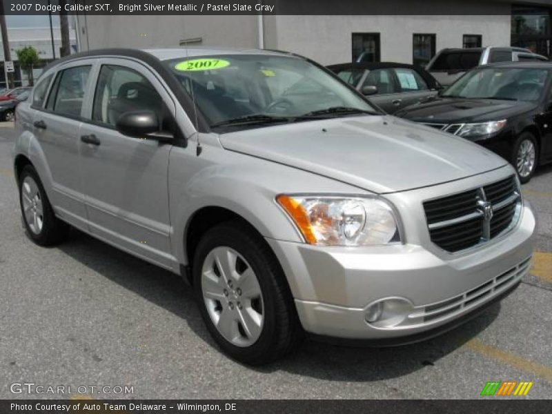 Bright Silver Metallic / Pastel Slate Gray 2007 Dodge Caliber SXT