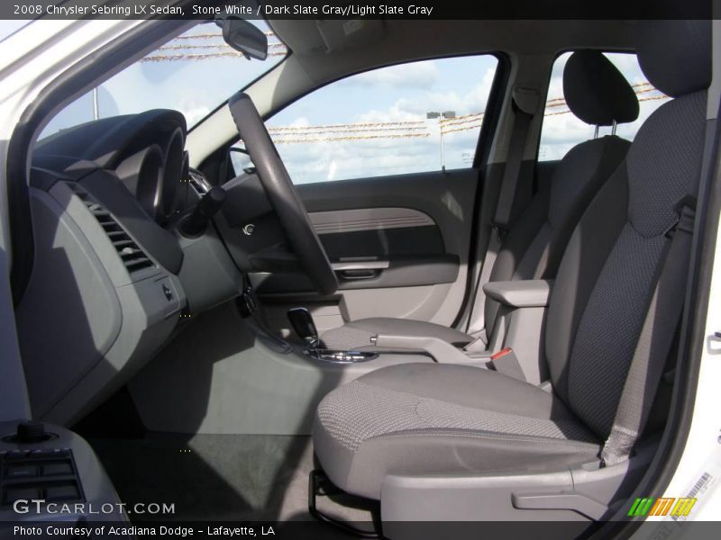 Stone White / Dark Slate Gray/Light Slate Gray 2008 Chrysler Sebring LX Sedan