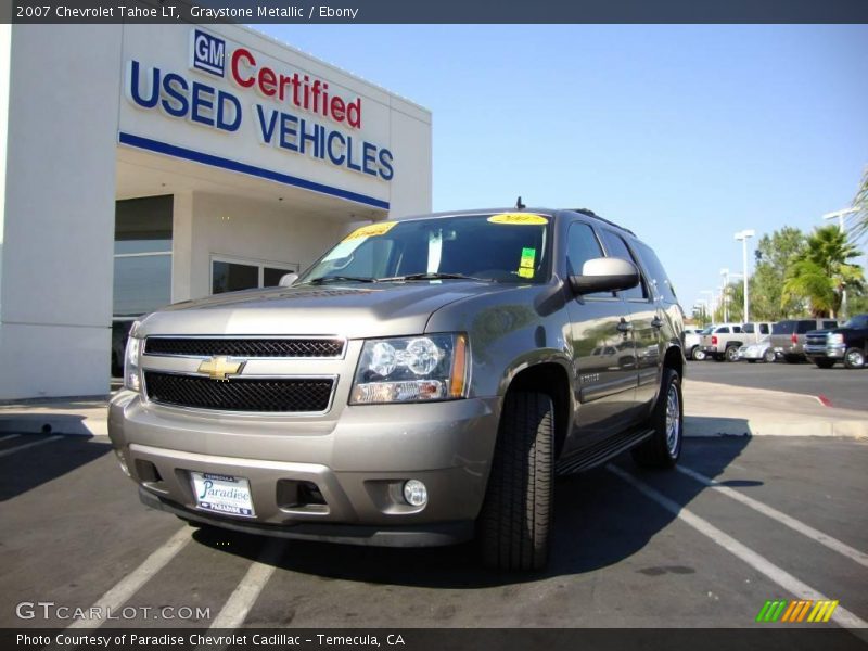 Graystone Metallic / Ebony 2007 Chevrolet Tahoe LT