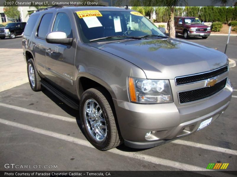 Graystone Metallic / Ebony 2007 Chevrolet Tahoe LT