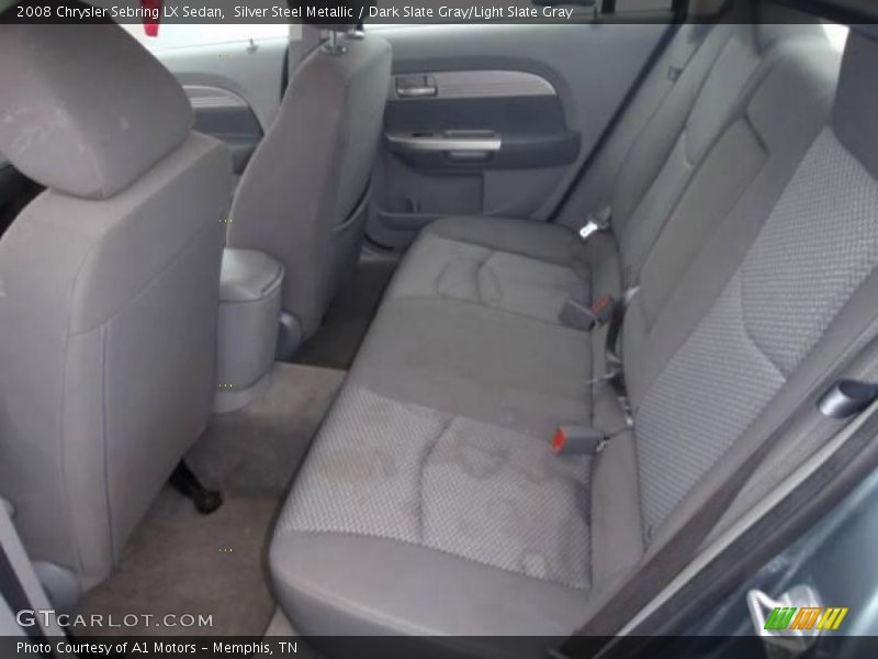 Silver Steel Metallic / Dark Slate Gray/Light Slate Gray 2008 Chrysler Sebring LX Sedan