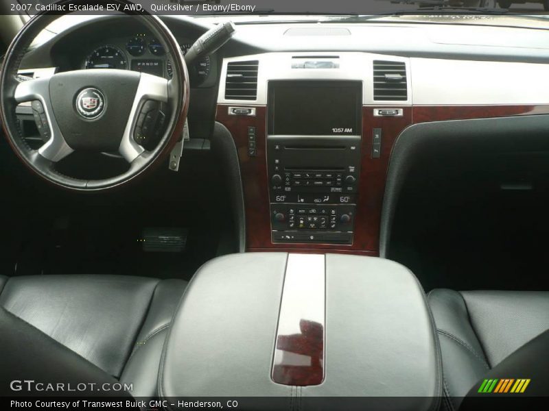 Quicksilver / Ebony/Ebony 2007 Cadillac Escalade ESV AWD