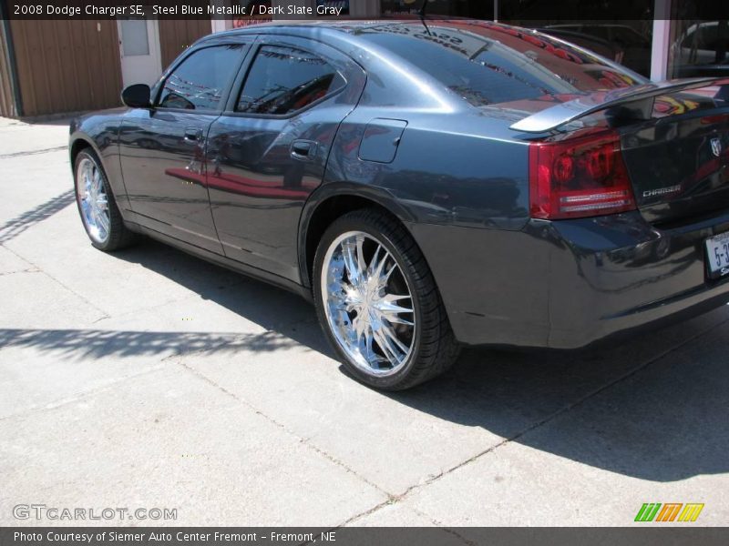 Steel Blue Metallic / Dark Slate Gray 2008 Dodge Charger SE