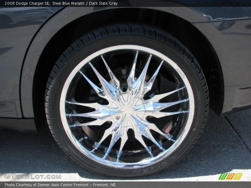 Steel Blue Metallic / Dark Slate Gray 2008 Dodge Charger SE