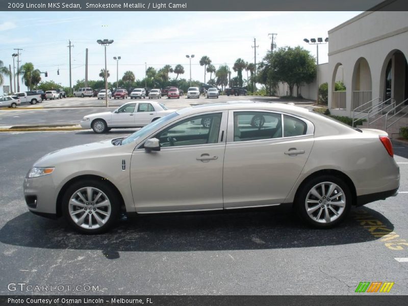 Smokestone Metallic / Light Camel 2009 Lincoln MKS Sedan