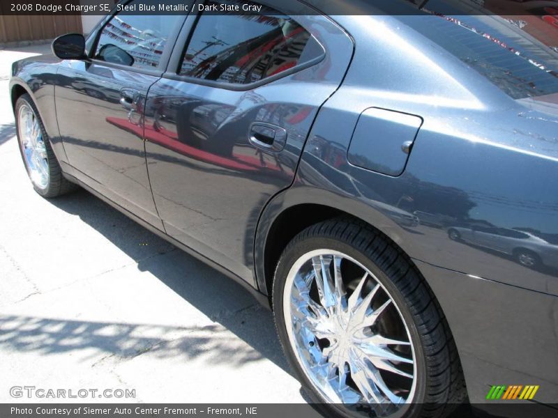 Steel Blue Metallic / Dark Slate Gray 2008 Dodge Charger SE