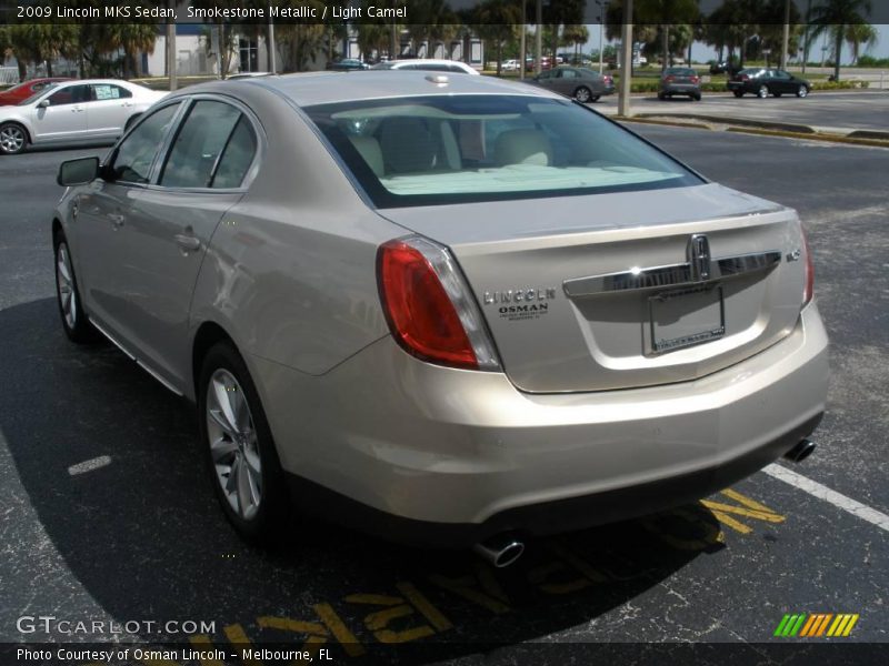 Smokestone Metallic / Light Camel 2009 Lincoln MKS Sedan