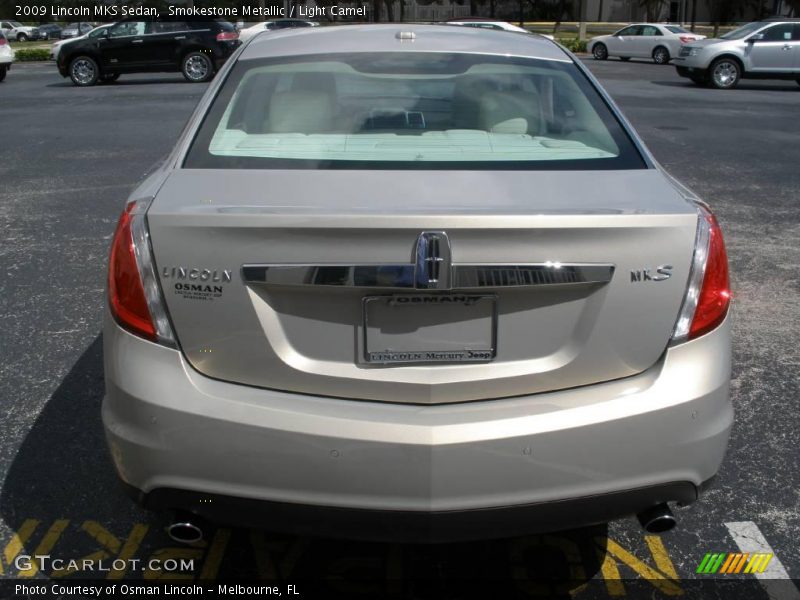 Smokestone Metallic / Light Camel 2009 Lincoln MKS Sedan