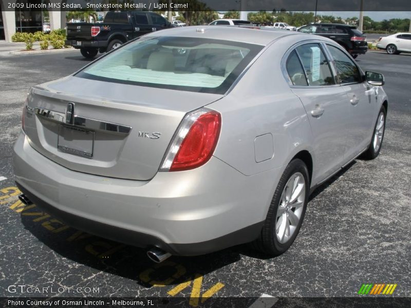 Smokestone Metallic / Light Camel 2009 Lincoln MKS Sedan