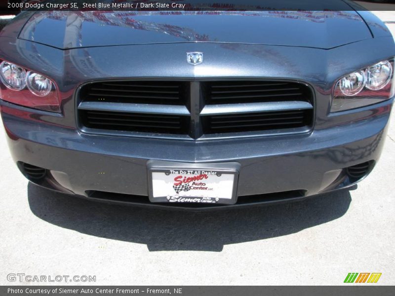 Steel Blue Metallic / Dark Slate Gray 2008 Dodge Charger SE