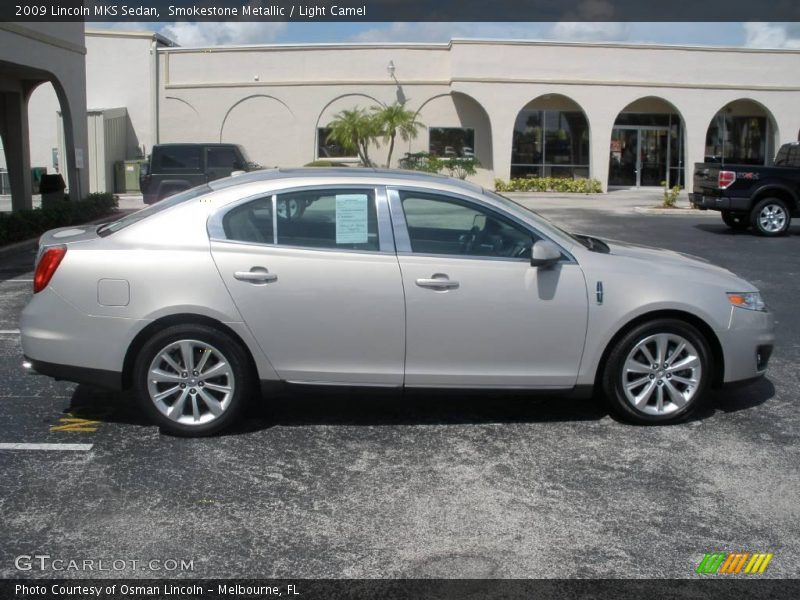 Smokestone Metallic / Light Camel 2009 Lincoln MKS Sedan