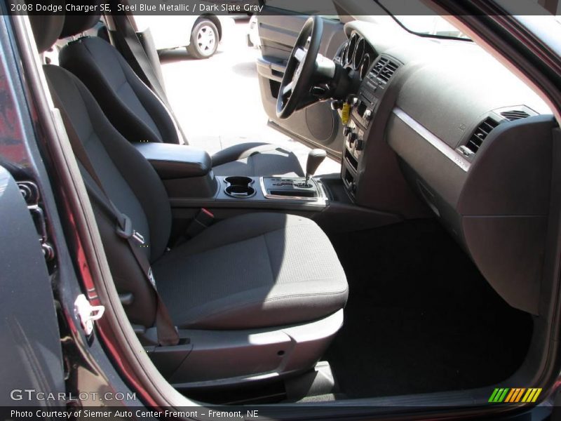 Steel Blue Metallic / Dark Slate Gray 2008 Dodge Charger SE