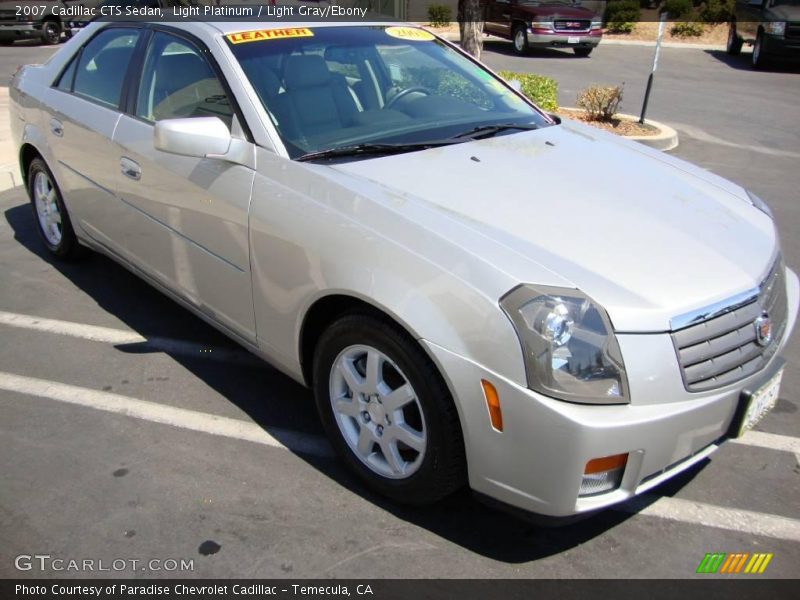 Light Platinum / Light Gray/Ebony 2007 Cadillac CTS Sedan