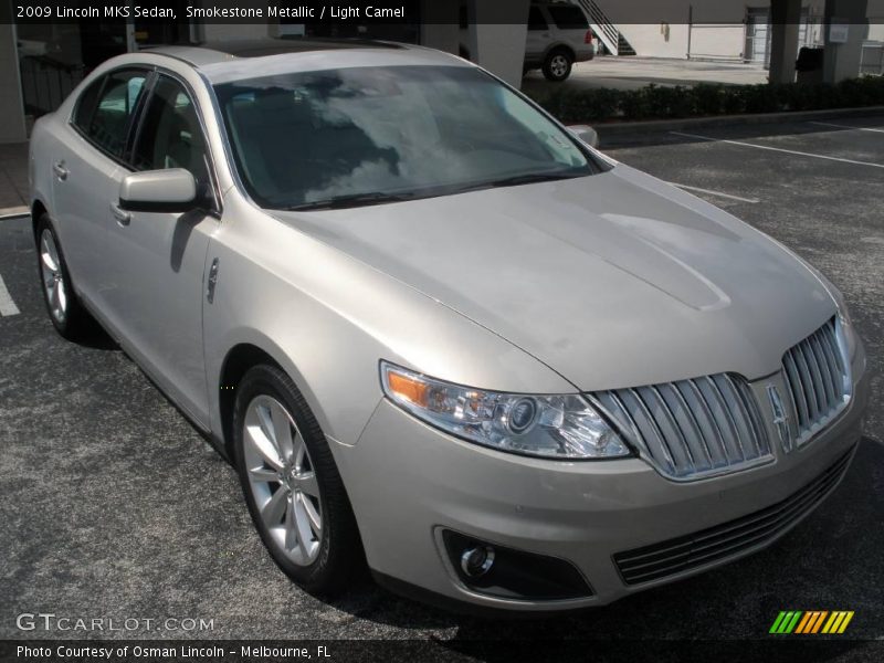 Smokestone Metallic / Light Camel 2009 Lincoln MKS Sedan