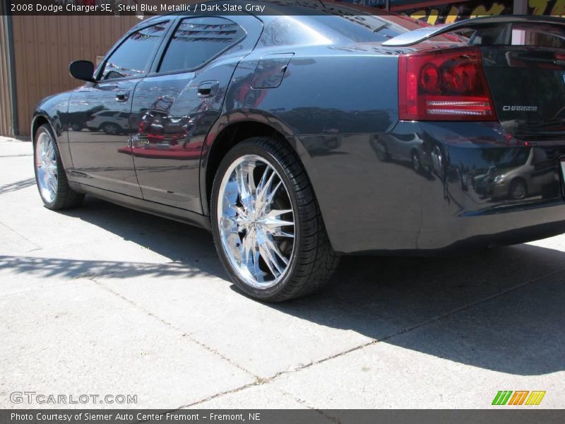 Steel Blue Metallic / Dark Slate Gray 2008 Dodge Charger SE