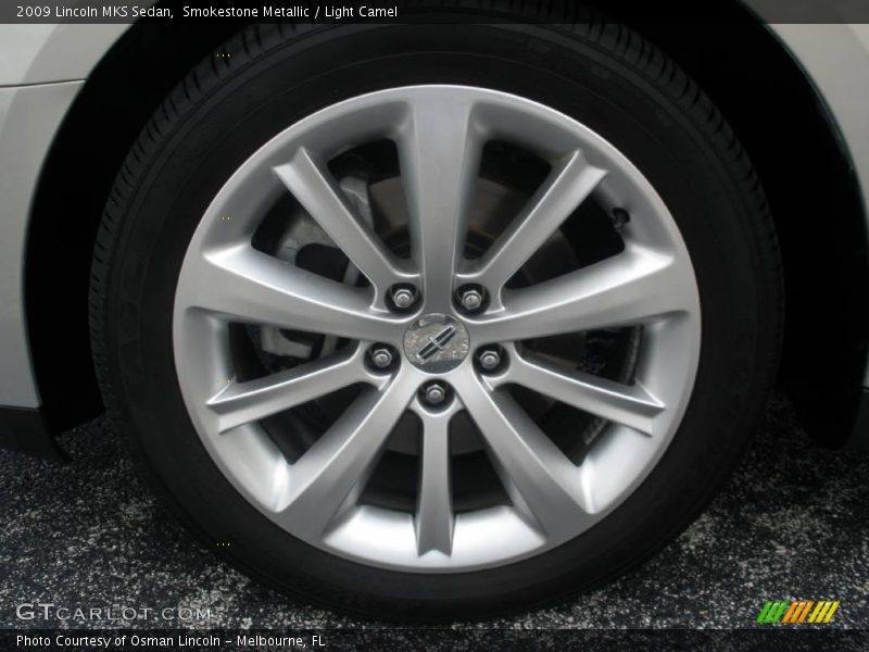 Smokestone Metallic / Light Camel 2009 Lincoln MKS Sedan