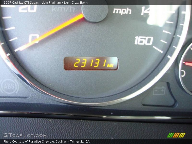 Light Platinum / Light Gray/Ebony 2007 Cadillac CTS Sedan