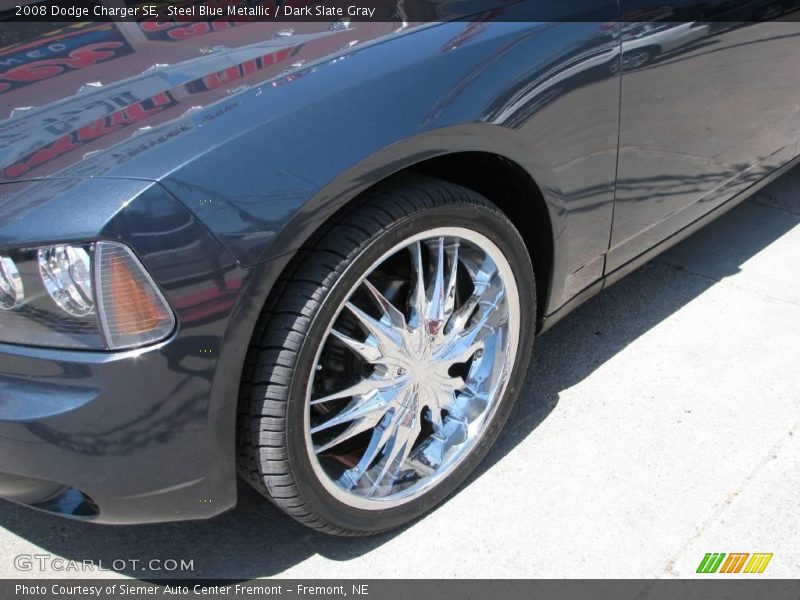 Steel Blue Metallic / Dark Slate Gray 2008 Dodge Charger SE