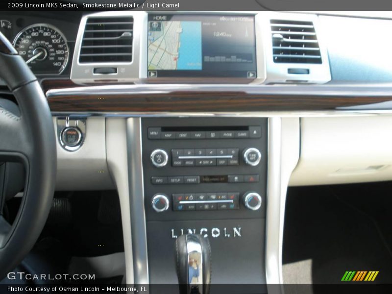 Smokestone Metallic / Light Camel 2009 Lincoln MKS Sedan