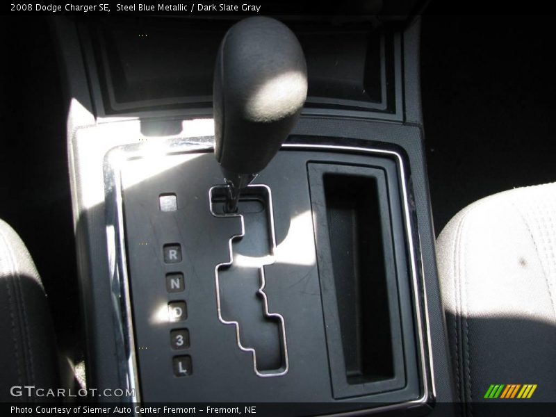 Steel Blue Metallic / Dark Slate Gray 2008 Dodge Charger SE