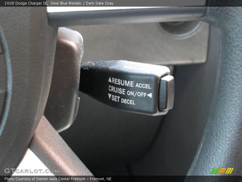 Steel Blue Metallic / Dark Slate Gray 2008 Dodge Charger SE