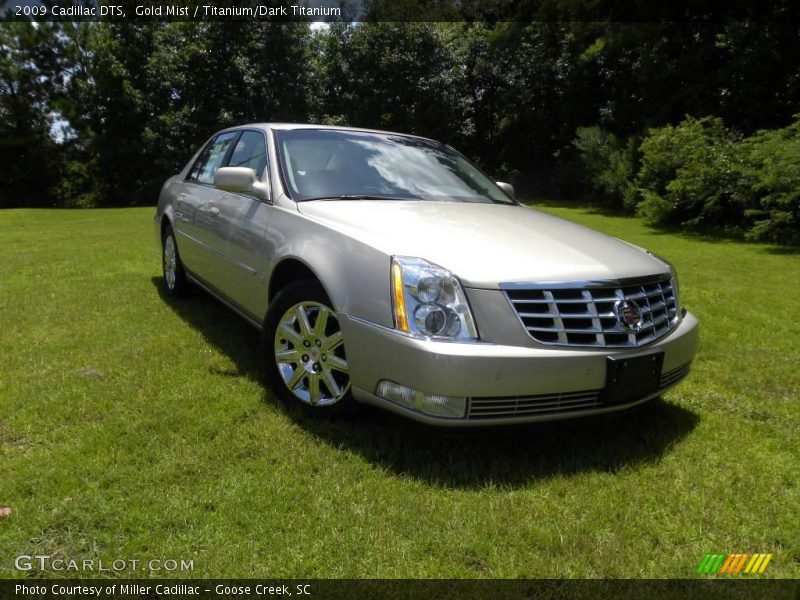 Gold Mist / Titanium/Dark Titanium 2009 Cadillac DTS