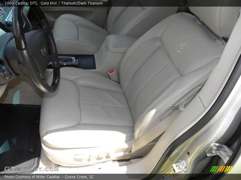 Gold Mist / Titanium/Dark Titanium 2009 Cadillac DTS