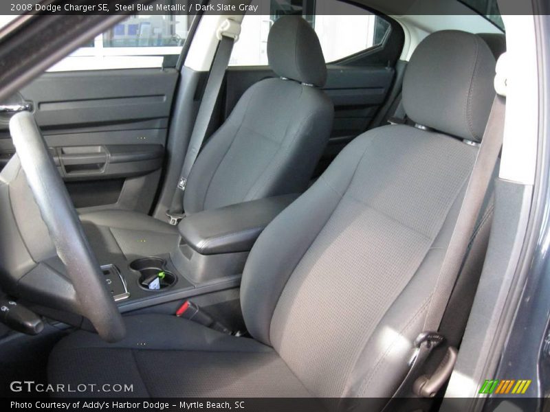 Steel Blue Metallic / Dark Slate Gray 2008 Dodge Charger SE