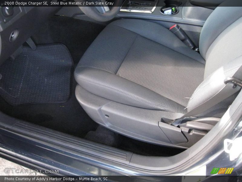 Steel Blue Metallic / Dark Slate Gray 2008 Dodge Charger SE
