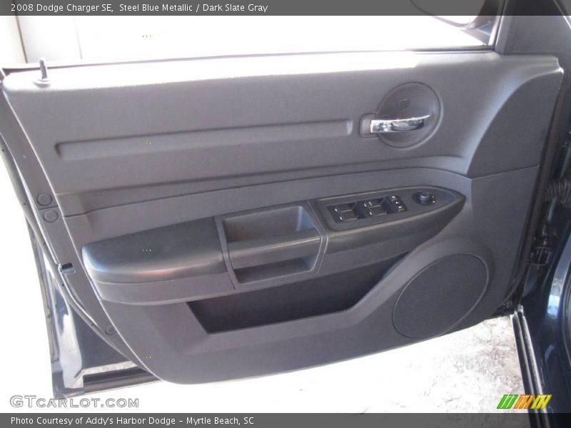 Steel Blue Metallic / Dark Slate Gray 2008 Dodge Charger SE